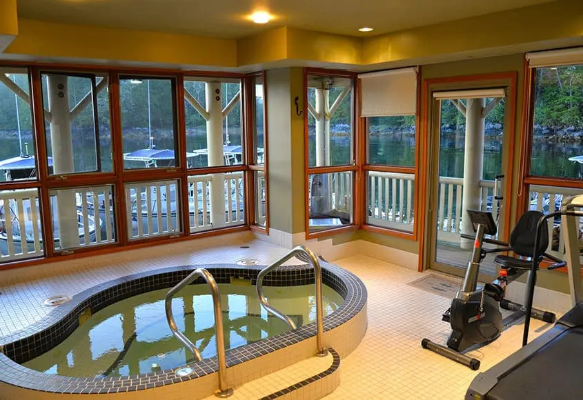 lodge-8 Pacific King Lodge spa and wellness area with jacuzzi