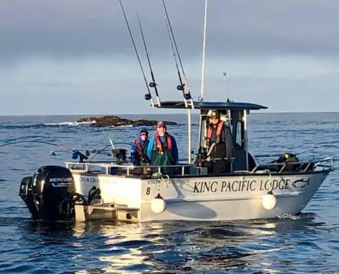 King Pacific Lodge waiting for the bite All-Inclusive Fishing Packages
