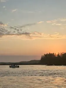 Beautiful Milbanke Sound sunrise