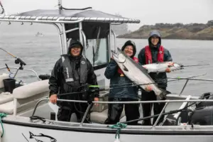 Happy Guests - Big Fish! Pat Dean "The Chief" at his best!