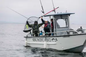 KingPacificLodge-KylerVos-656 Smiles and big fish!