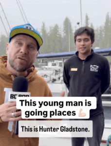 A fun interview with Hunter Gladstone