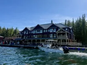 Coming back to the lodge after a great day on the water!