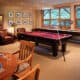 Pool table playroom in Pacific King Lodge